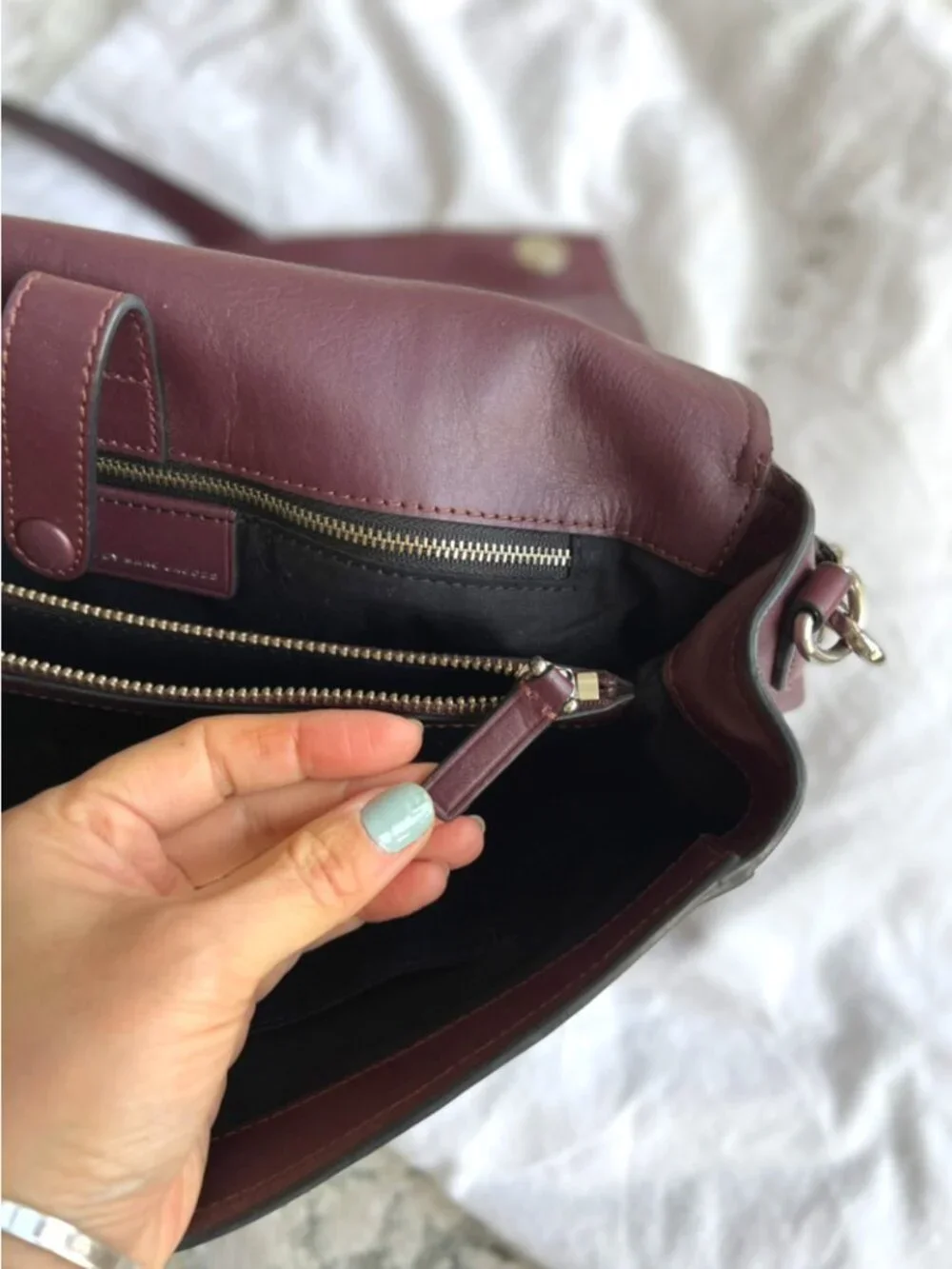 Marc Jacobs Leather Satchel Shoulder Bag